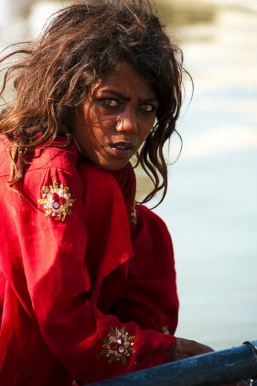 Prawie jak "Afghan girl" (Pushkar Camel Fair)